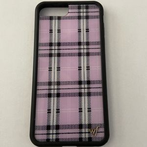 WILDFLOWER pink plaid iPhone 8plus case